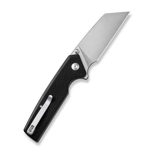 CIVIVI Knives™ Amirite Button Lock C23028-2 Black G10 Nitro-V Stainless Steel Pocket Knife