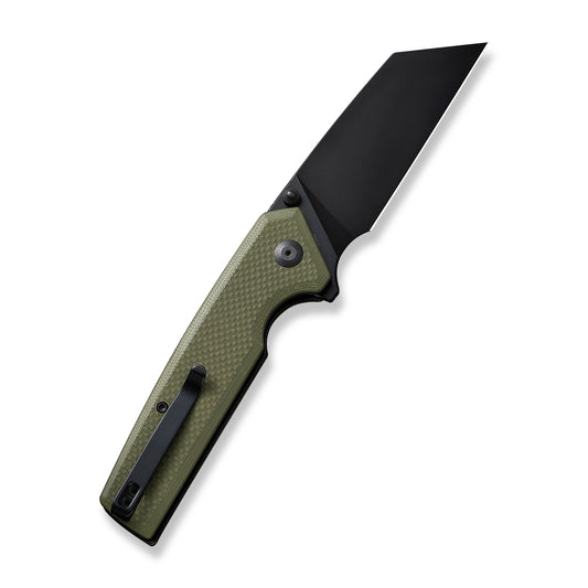 CIVIVI Knives™ Amirite Button Lock C23028-3 OD Green G10 Nitro-V Stainless Steel Pocket Knife