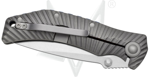 Fox Knives™ Extreme Elite Liner Lock FX-121 TI Titanium Elmax Stainless Steel Pocket Knife
