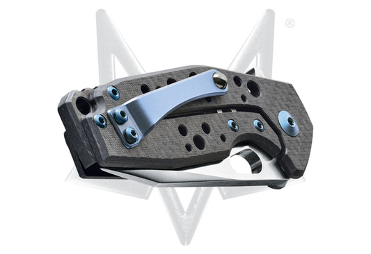 Fox Knives™ Suru Frame Lock FX-526 CFBL Carbon Fiber Bohler M390 Stainless Steel Pocket Knife