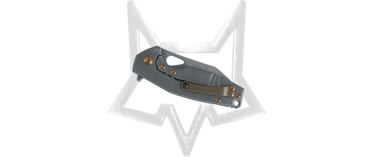 Fox Knives™ Yaru Frame Lock FX-527 TIPVD Black Titanium CPM S90V Stainless Steel Pocket Knife