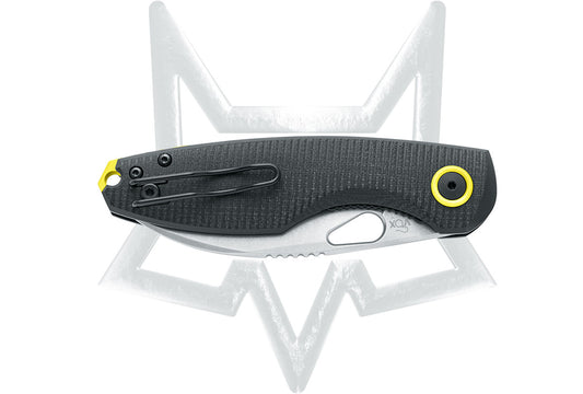 Fox Knives™ Chilin Liner Lock FX-530 G10B Black G10 N690Co Stainless Steel Pocket Knife