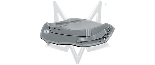 Fox Knives™ Shadow Frame Lock FX-533 CF Carbon Fiber and Titanium Elmax Stainless Steel Pocket Knife