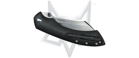 Fox Knives™ Pelican Liner Lock FX-534 Black G10 N690Co Stainless Steel Pocket Knife