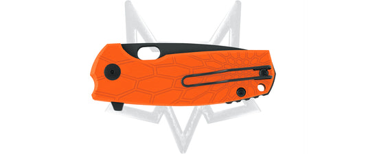 Fox Knives™ Core Liner Lock FX-604 OR Orange FRN N690Co Stainless Steel Pocket Knife