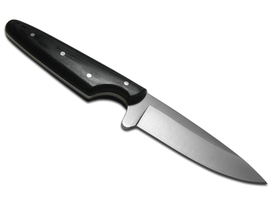 Fox Knivesโข Campeggio Fixed Blade 638 Black Micarta 440 Stainless Steel Knife