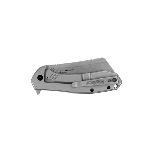 Kershaw Knivesโข Bracket Frame Lock 3455 Black Glass-Filled Nylon and Stainless Steel 8Cr13MoV Stainless Steel Pocket Knife