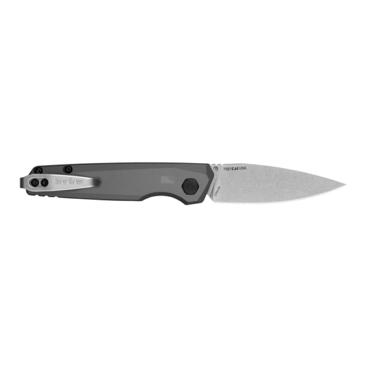 Kershaw Knivesโข Launch 18 Auto 7551 Gray 6061-T6 Aluminum CPM 154 Stainless Steel Pocket Knife