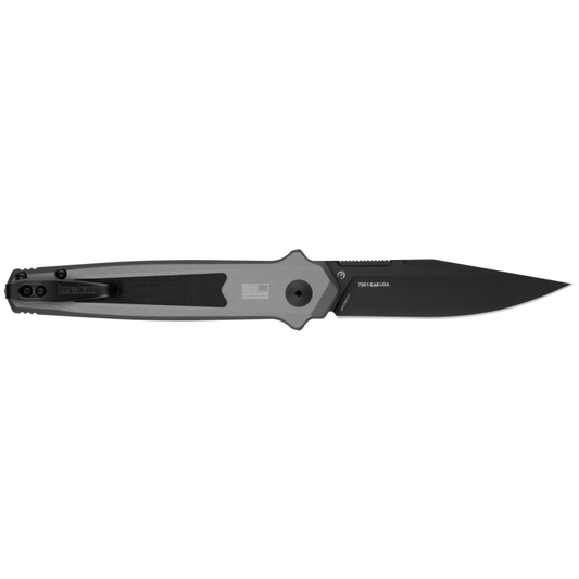 Kershaw Knivesโข Launch 17 Auto 7951 Gray Aluminum CPM Magnacut Stainless Steel Pocket Knife