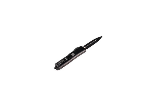 Microtech Knives, LLC™ UTX-85 D/E OTF 232-1 T Black 6061-T6 Aluminum M390 Stainless Steel Pocket Knife
