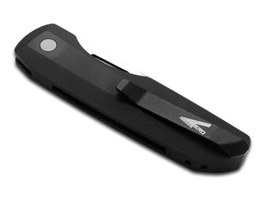 Pro-Tech Knives, LLC™ Synapse VERO1211-BLK MIC Black Micarta and Black 6061-T6 Aluminum MagnaCut Stainless Steel Pocket Knife