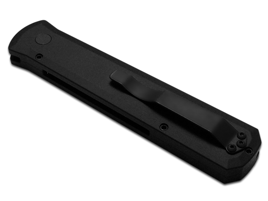 Pro-Tech Knives, LLC™ Godfather Auto 921-SB Black 6061-T6 Aluminum 154CM Stainless Steel Pocket Knife