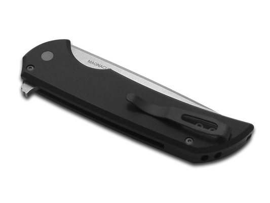 Pro-Tech Knives, LLC™ Mordax Button Lock MX101 Black 6061-t6 Aluminum MagnaCut Stainless Steel Pocket Knife