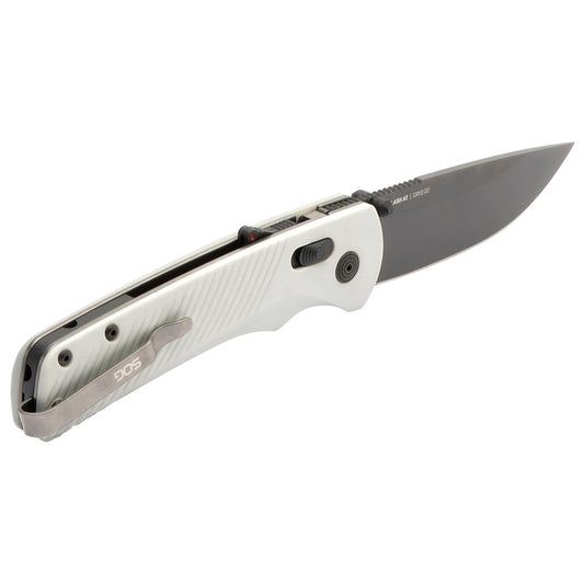 SOG Specialty Knives™ Flash AT 11-18-10-41 Concrete White GRN D2 Semi-Stainless Steel Pocket Knife