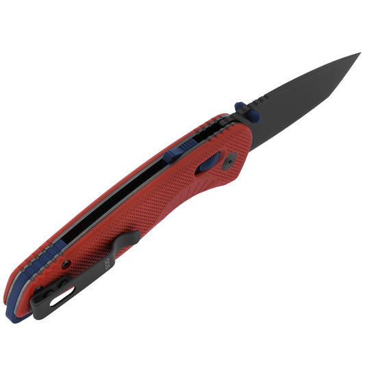 SOG Specialty Knives™ Aegis AT 11-41-08-41 Rescue Red GRN D2 Semi-Stainless Steel Pocket Knife