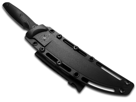 Spartan Blades, LLC™ Ronin Torii Fixed Blade SBBL4BKBK Black G10 D2 Semi-Stainless Steel Knife
