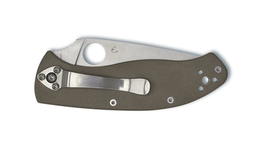 Spyderco Knives™ Tenacious Liner Lock C122GBNM4P Brown G-10 CPM M4 Carbon Steel Pocket Knife