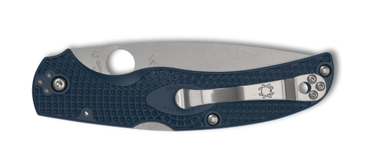 Spyderco Knives™ Native Chief Lockback C244PCBL Cobalt Blue FRN CPM SPY27 Stainless Steel Pocket Knife