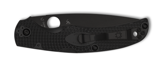 Spyderco Knives™ Native Chief Lockback C244PSBBK Black FRN CTS-BD1N Stainless Steel Pocket Knife