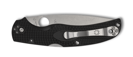 Spyderco Knives™ Native Chief Lockback C244SBK Black FRN CTS-BD1N Stainless Steel Pocket Knife