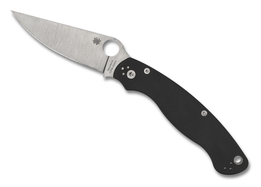 Spyderco Knives™ Military 2 Lockback C36GP2 Black G10 CPM S30V Stainless Steel Pocket Knife