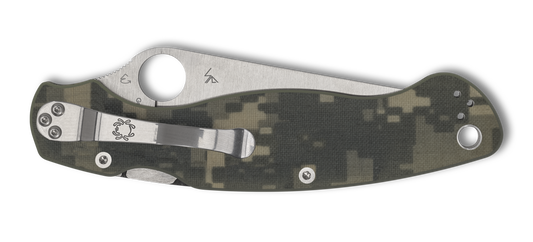 Spyderco Knives™ Military 2 Lockback C36GPCMO2 Camo G-10 CPM S30V Stainless Steel Pocket Knife