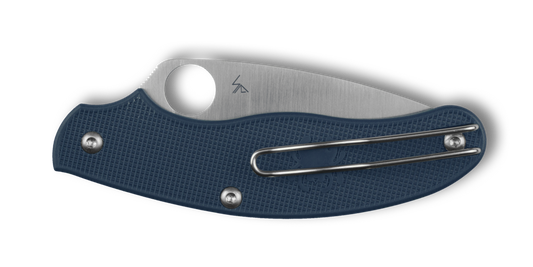 Spyderco Knives™ UK PenKnife C94PCBL Cobalt Blue FRN CPM SPY27 Stainless Steel Pocket Knife
