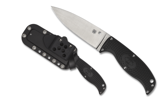 Spyderco Knives™ Enuff 2 Fixed Blade FB31PBK2 Black FRN VG-10 Stainless Steel Knife