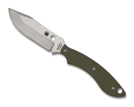 Spyderco Knives™ Stok Bowie FB49GPOD OD Green G10 8Cr13MoV Stainless Steel Knife