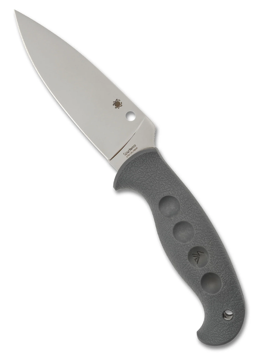 Spyderco Knives™ Temperance Fixed Blade FB05PGY Gray FRN CPM Cru-Wear Semi-Stainless Steel Knife