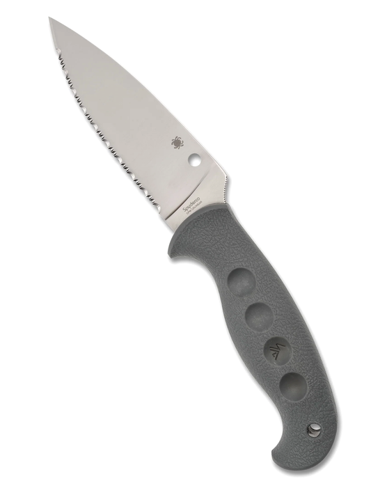 Spyderco Knives™ Temperance Fixed Blade FB05SGY Gray FRN CPM Cru-Wear Semi-Stainless Steel Knife