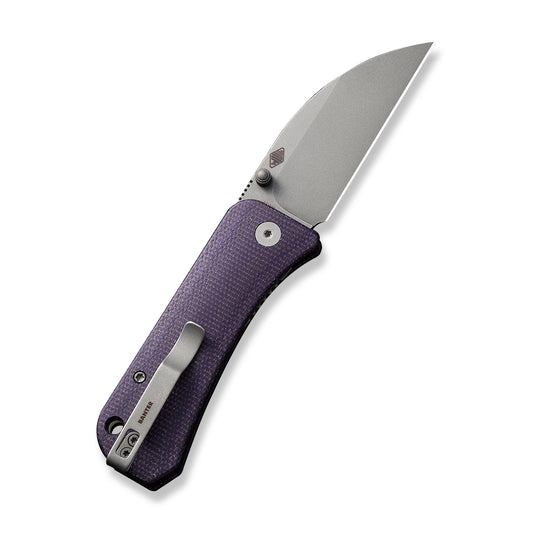 WE Knife Co., Ltd™ Banter Liner Lock WE19068J-2 Purple Micarta CPM S35VN Stainless Steel Pocket Knife