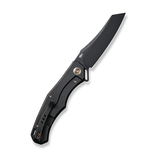 WE Knife Co., Ltd™ Rekker Frame Lock WE22010G-1 Black Titanium CPM 20CV Stainless Steel Pocket Knife
