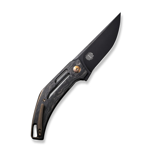 WE Knife Co., Ltd™ Speedliner Liner Lock WE22045B-2 Black Carbon Fiber CPM-20CV Stainless Steel Pocket Knife