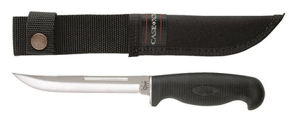 W.R. Case XX Knives Lightweight Black Synthetic Clip Fixed Blade Stainless 00583