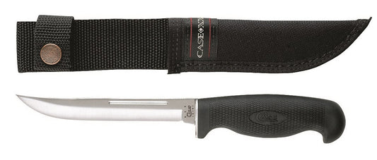W.R. Case XX Knives Lightweight Black Synthetic Clip Fixed Blade Stainless 00583