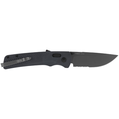 SOG Specialty Knives™ Flash AT Lever Lock 11-18-06-57 Urban Grey Glass-Reinforced Nylon D2 Semi-Stainless Steel Pocket Knife