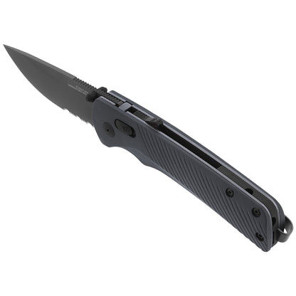 SOG Specialty Knives™ Flash AT Lever Lock 11-18-06-57 Urban Grey Glass-Reinforced Nylon D2 Semi-Stainless Steel Pocket Knife