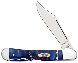 W.R. Case XX Knives Smooth Patriot Kirinite Mini Copperlock Stainless Pocket Knife 11211