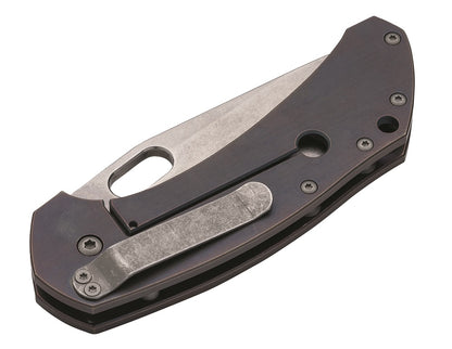 Böker Tree Brand Knives™ Aurora Framelock 112629 Titanium 154CM Stainless Steel Pocket Knife