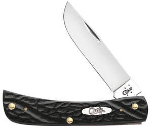 W.R. Case XX Knives Rough Black Synthetic Sodbuster Jr Stainless Pocket Knife 18229