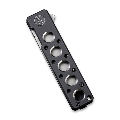 WE Knife Co., Ltd™ Miscreant 3.0 Frame Lock WE2101B Black 6AL4V Titanium CPM 20CV Stainless Steel Pocket Knife