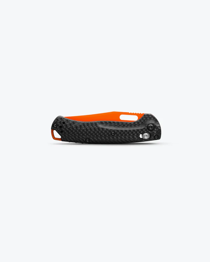 Benchmade, Inc.™ Mini TaggedOut 15533OR-01 Black Carbon Fiber CPM-MagnaCut Stainless Steel Pocket Knife