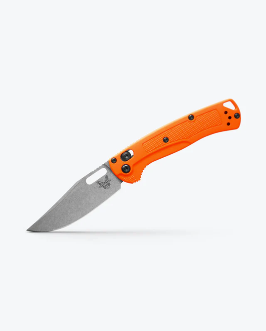 Benchmade, Inc.™ Mini TaggedOut 15533 Orange Grivory CPM-154 Stainless Steel Pocket Knife