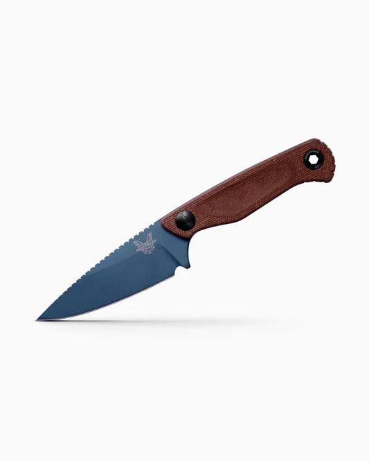 Benchmade, Inc.™ Dacian Fixed Blade 203BT-01 Brown Canvas Micarta CPM-MagnaCut Stainless Steel Knife