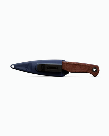 Benchmade, Inc.™ Dacian Fixed Blade 203BT-01 Brown Canvas Micarta CPM-MagnaCut Stainless Steel Knife