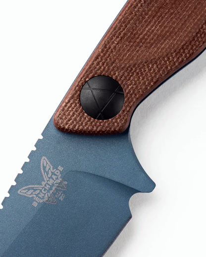 Benchmade, Inc.™ Dacian Fixed Blade 203BT-01 Brown Canvas Micarta CPM-MagnaCut Stainless Steel Knife