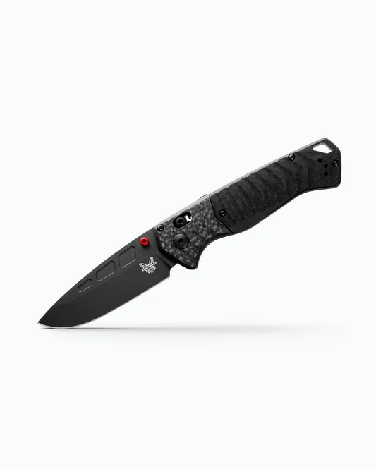 Benchmade, Inc.™ PSK 593BK-01 Carbon Fiber and Black G10 CPM-MagnaCut Stainless Steel Pocket Knife