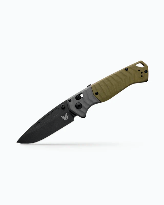 Benchmade, Inc.™ PSK 593BK OD Green G10 and Gray G10 CPM-MagnaCut Stainless Steel Pocket Knife