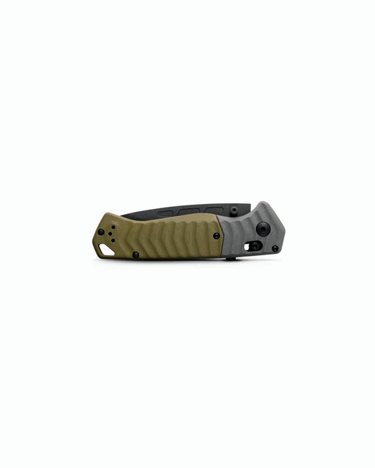 Benchmade, Inc.™ PSK 593BK OD Green G10 and Gray G10 CPM-MagnaCut Stainless Steel Pocket Knife